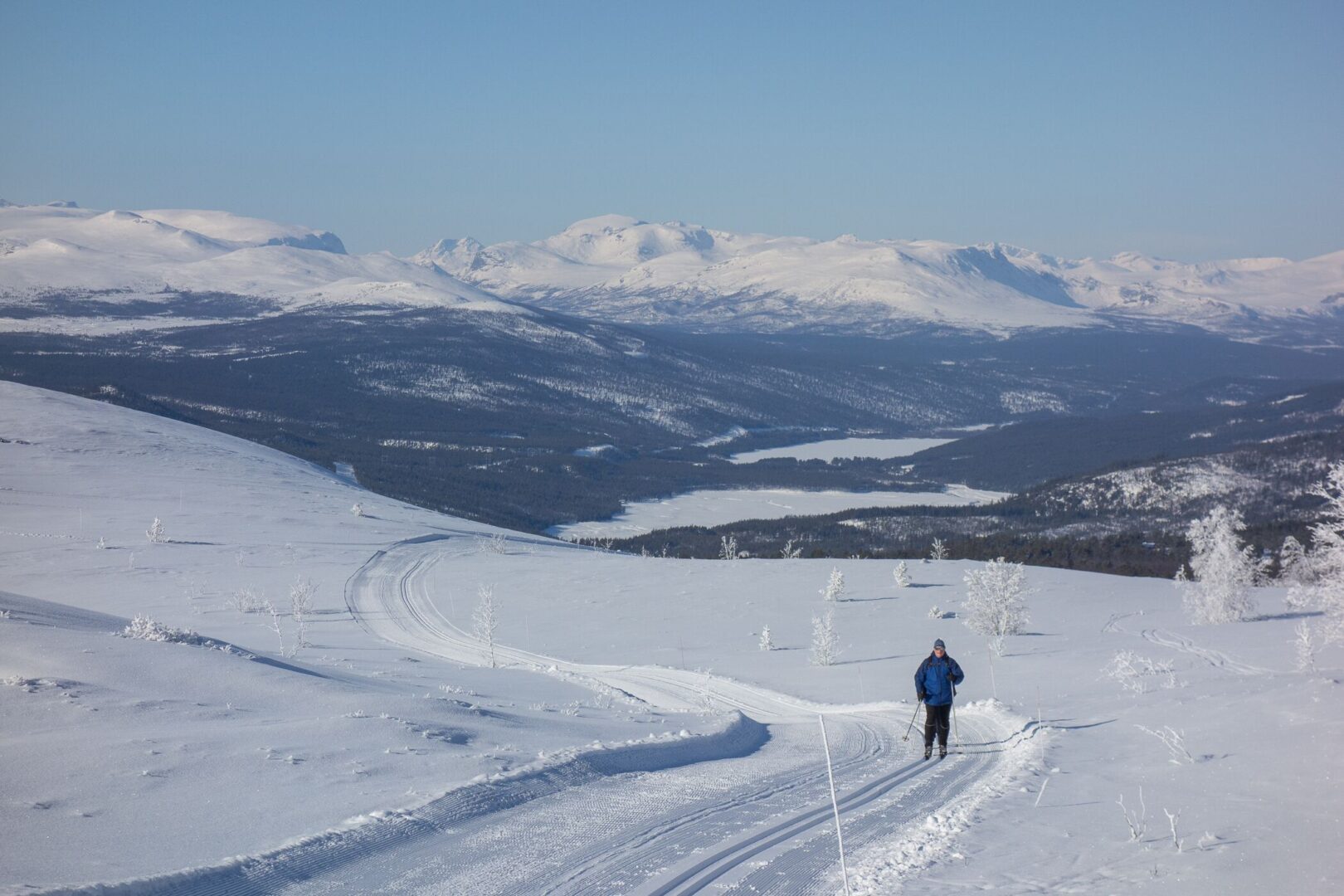 Espedalen siges at have det smukkeste fjeldterræn i Gudbrandsdalen og er måske netop derfor en favorit blandt mange "langrendere".