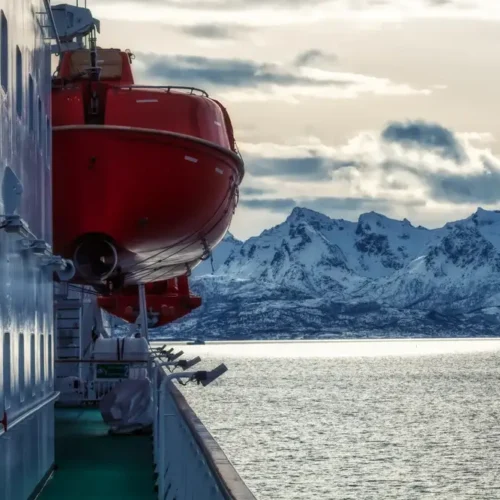 Udsigt fra MS Trollfjord