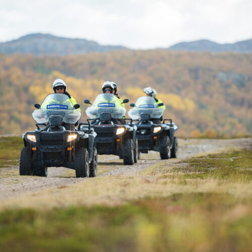 ATV safari i Kirkenes. Udflugt med Hurtigruten