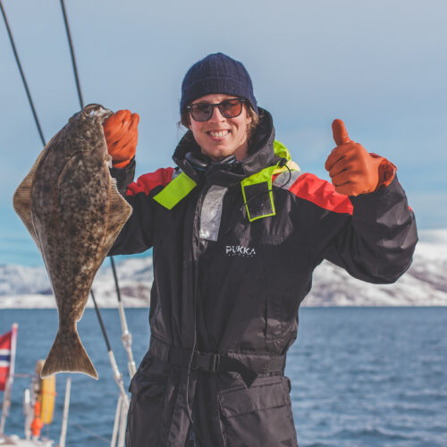 Fisketur og arktisk safari. Dagens fangst.
