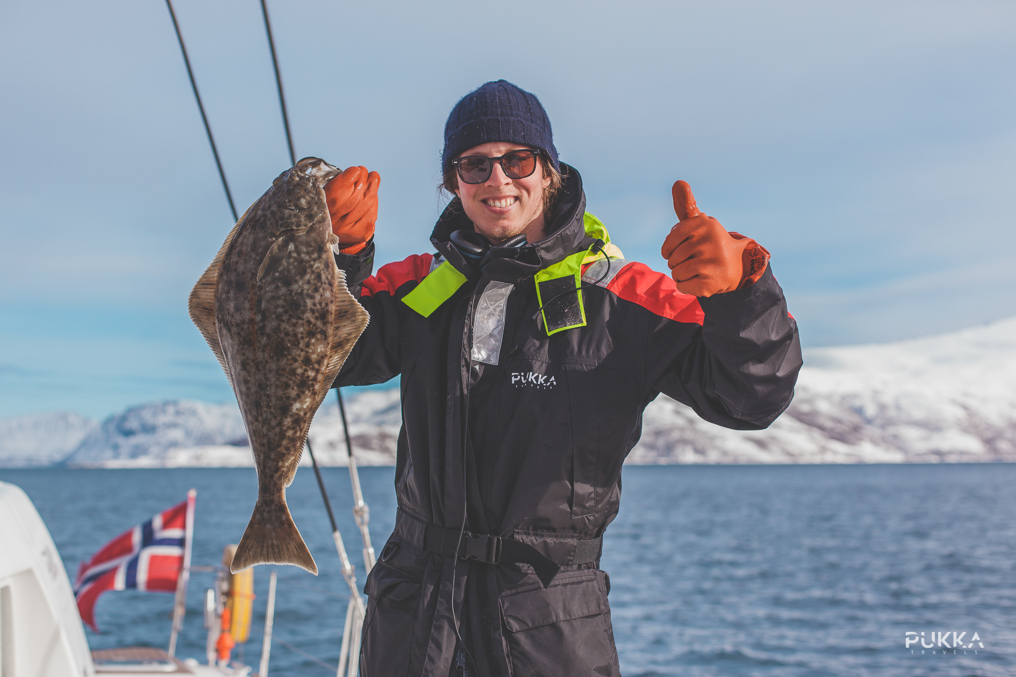 Fisketur og arktisk safari. Dagens fangst.