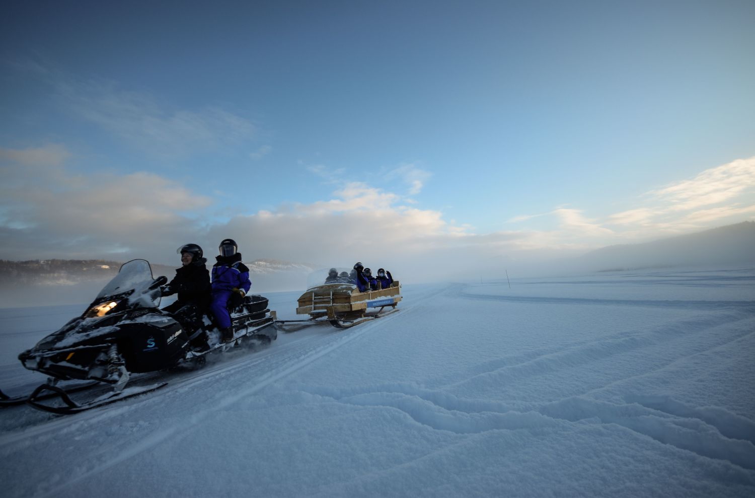 Snescootersafari til Arktis