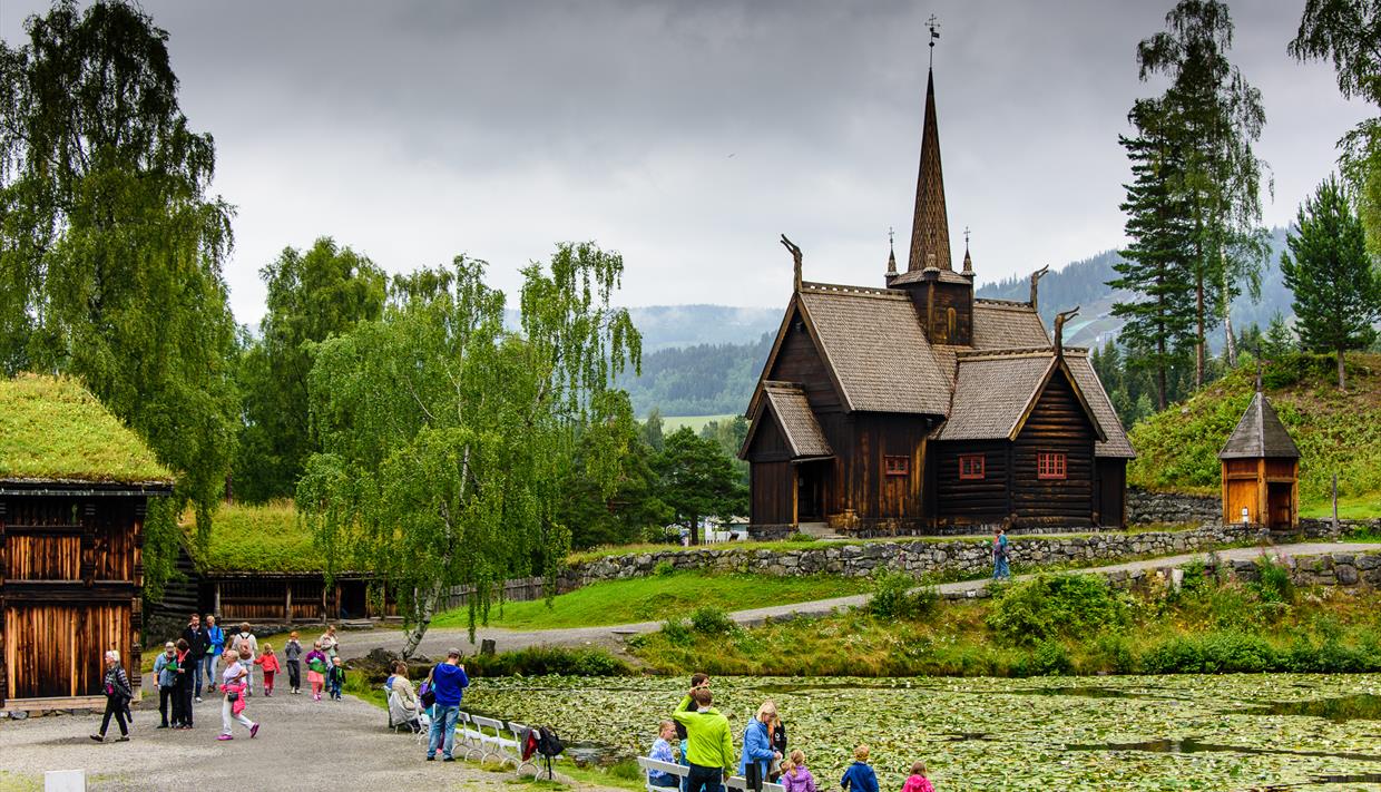 Stavkirke i Maihaugen ved Lillehammer