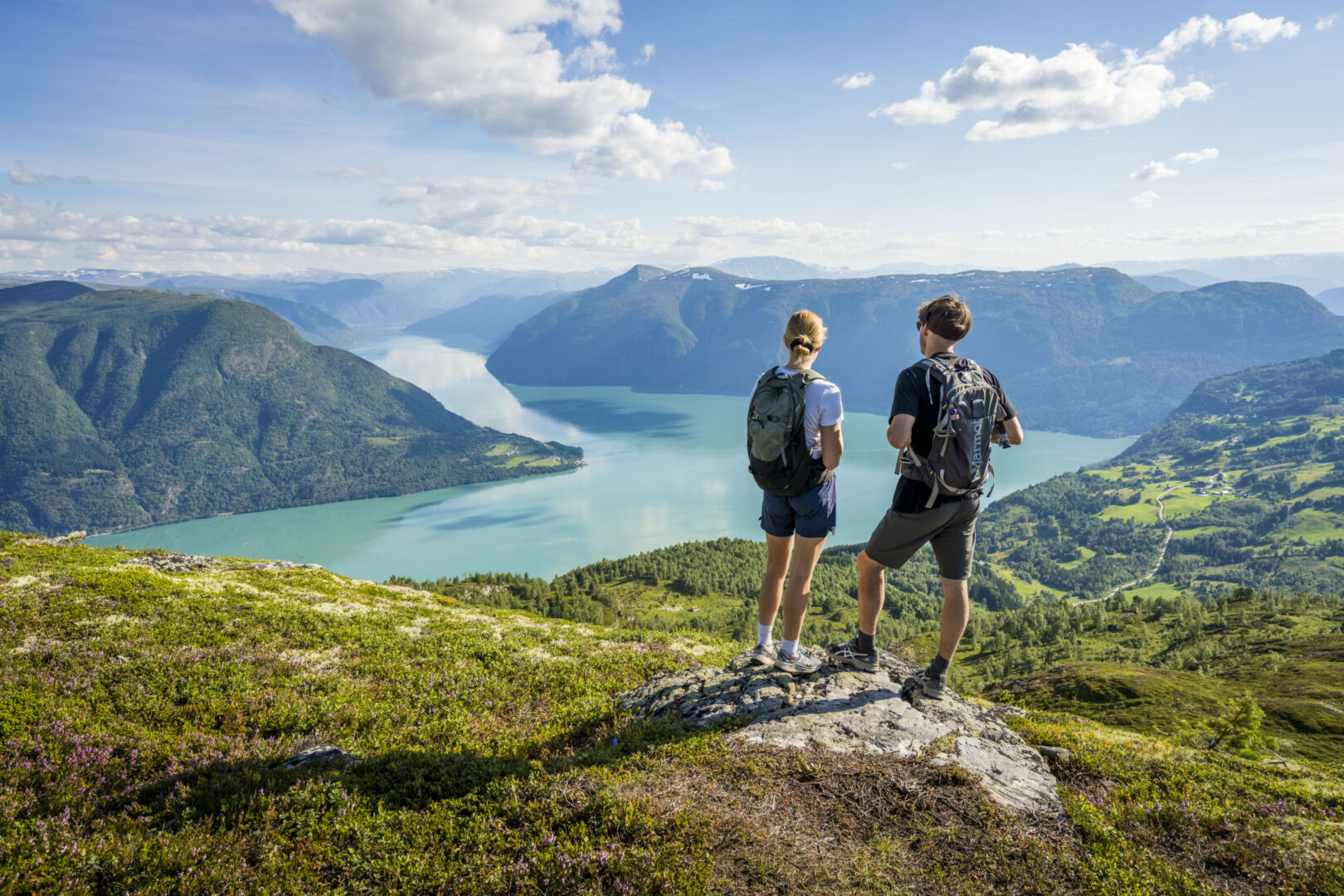 Sognefjorden panoramaudsigt