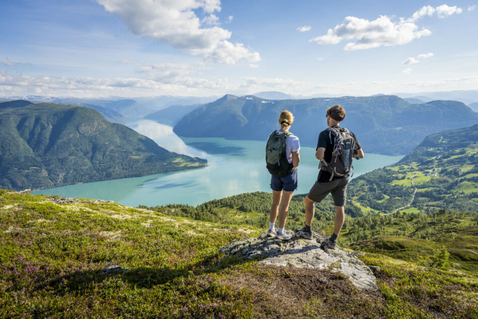 Sognefjorden panoramaudsigt
