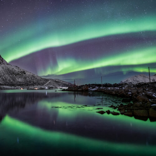 Nordlys safari i minibus med max 15 gæster