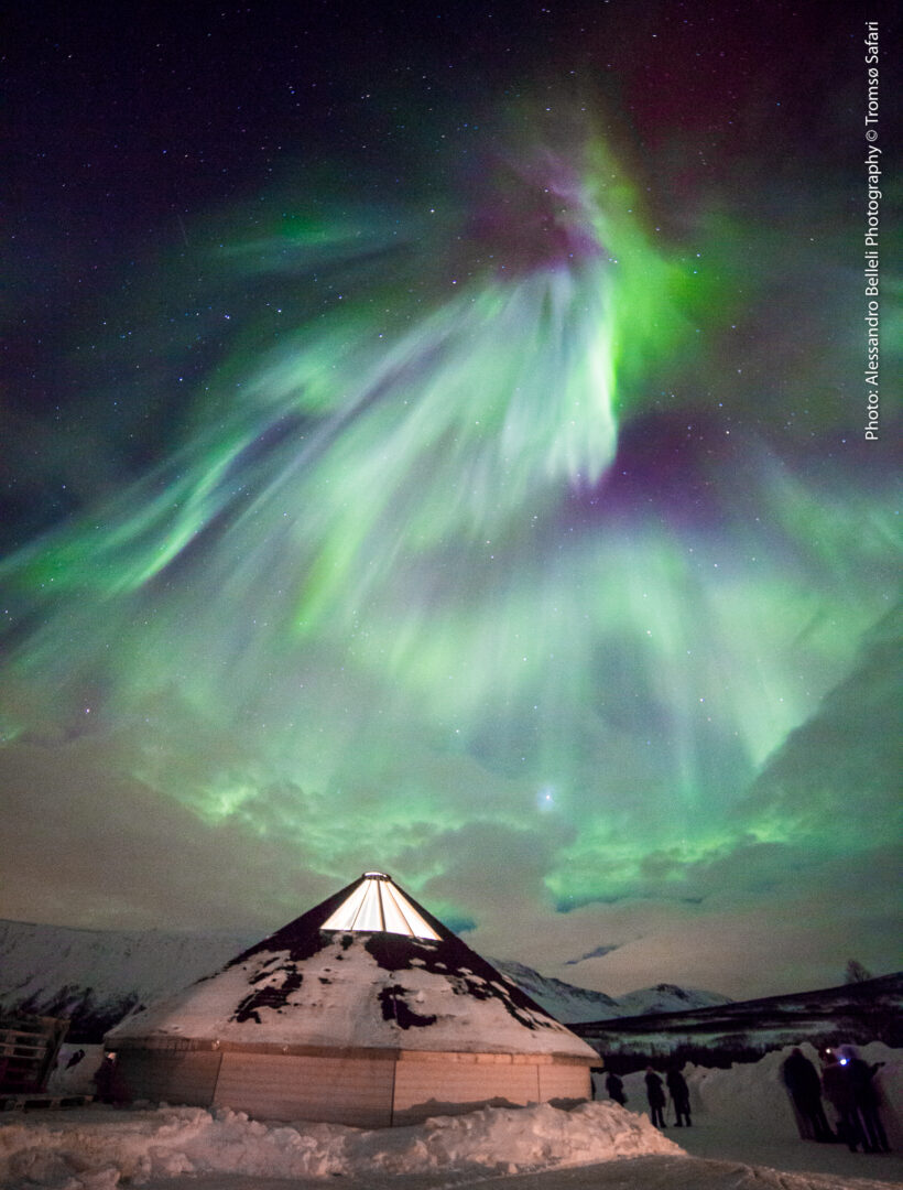 Nordlys safari i basecamp