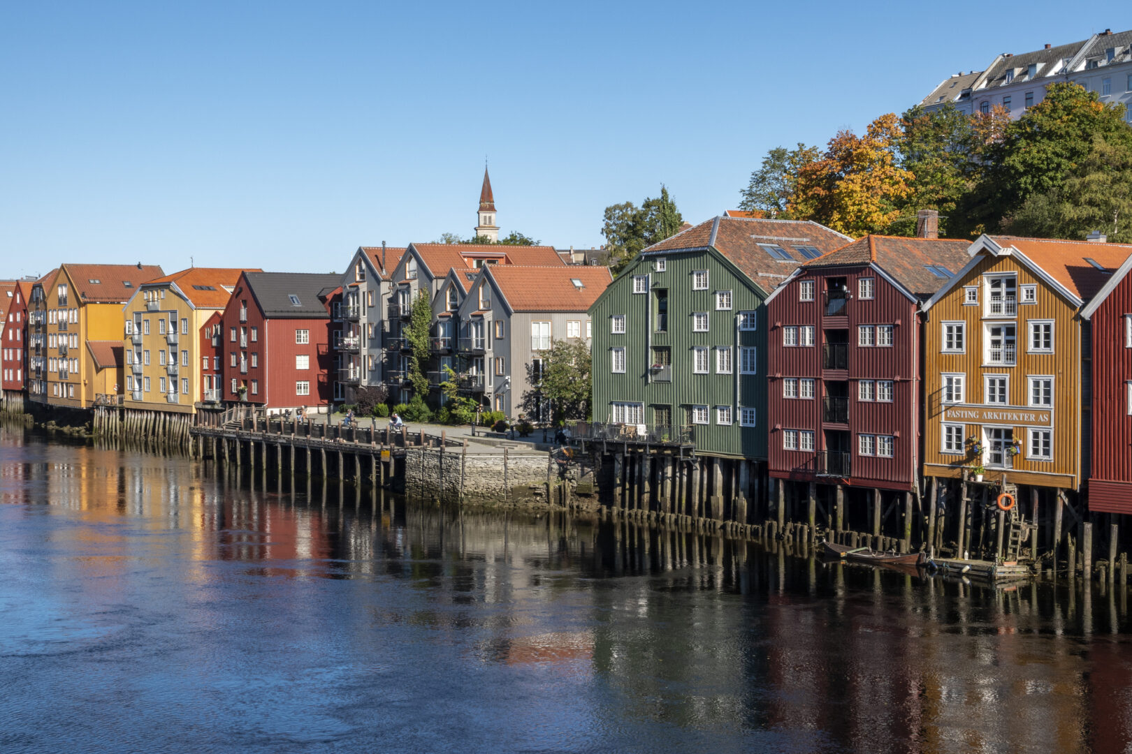 Trondheim med Nidarosdomen