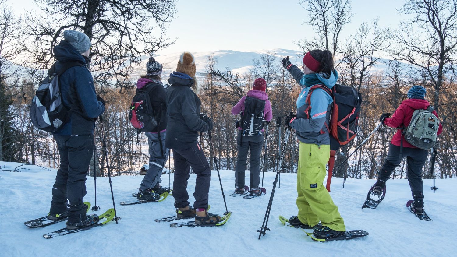 Snesko og kælkning i Tromsø