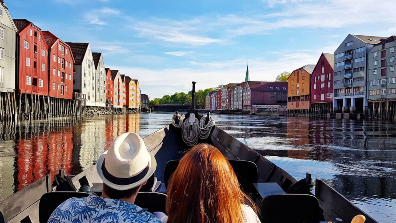 Trondheim med båd