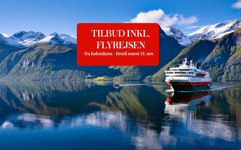 Hurtigruten Bergen-Kirkenes-Bergen 12 dage